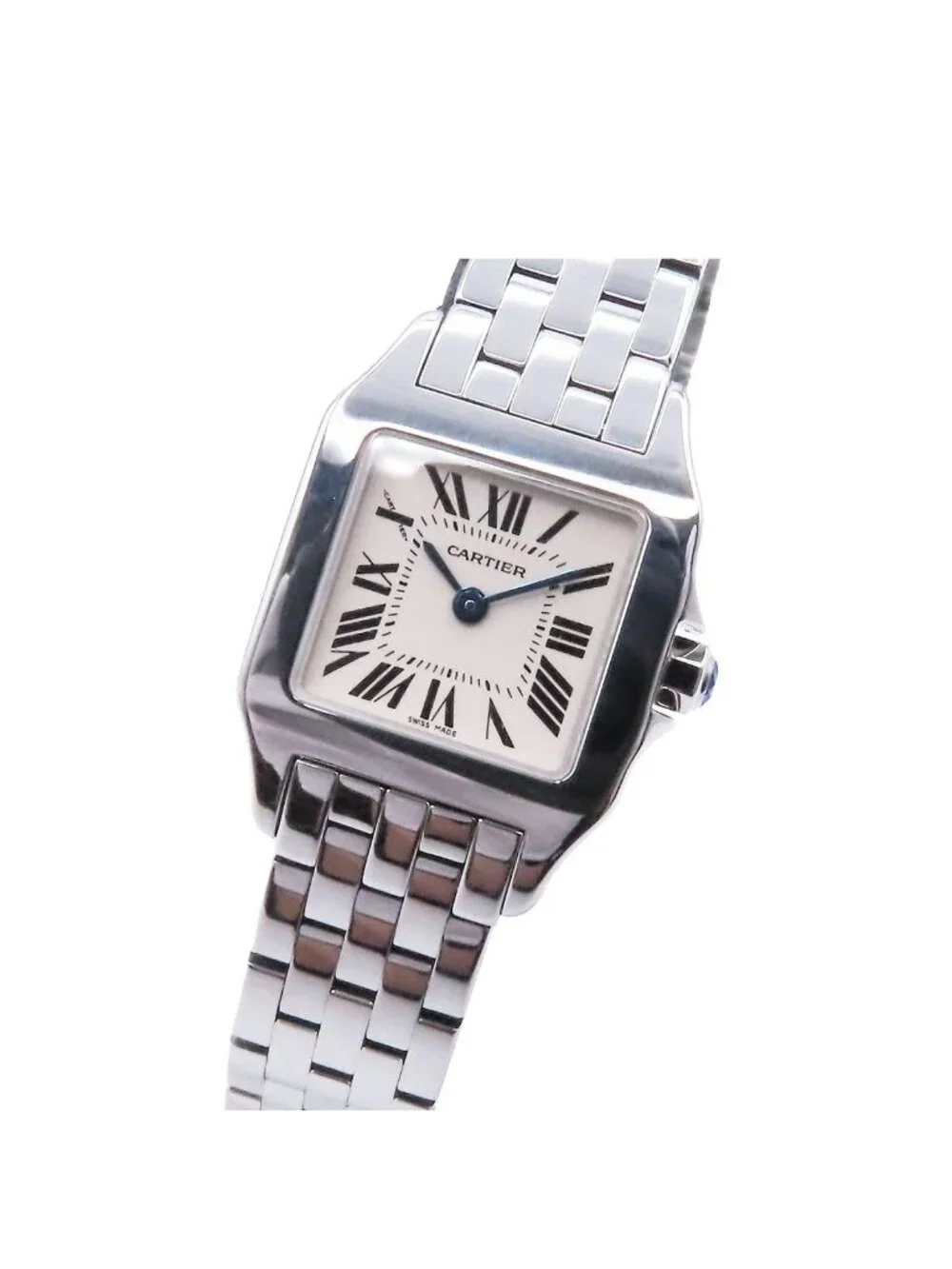 Cartier Santos Demoiselle Ivory Stainless Steel Watch Quartz